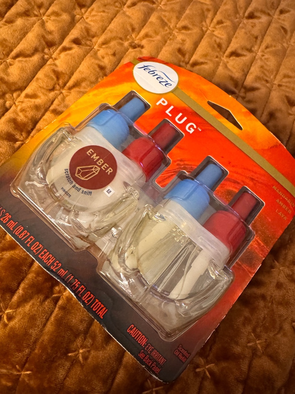 Febreze Plug Ember Scented Oil Refills 2 Pack NIP
